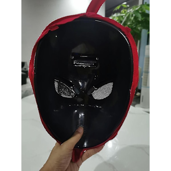 Mascara Spiderman Hodeplagg Cosplay Bevegelige Øyne Elektronisk Maske Spider Man 1:1 Fjernkontroll Elastisk