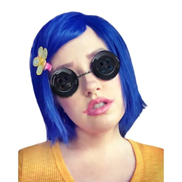 WENAM Coraline-tyyppiset nappisilmät Lasit Cosplay-lasit Rekvisiitta Toisen Äidin Asusteille Halloween Joulu DIY-tarvikkeet 3 kpl 3pcs One Size