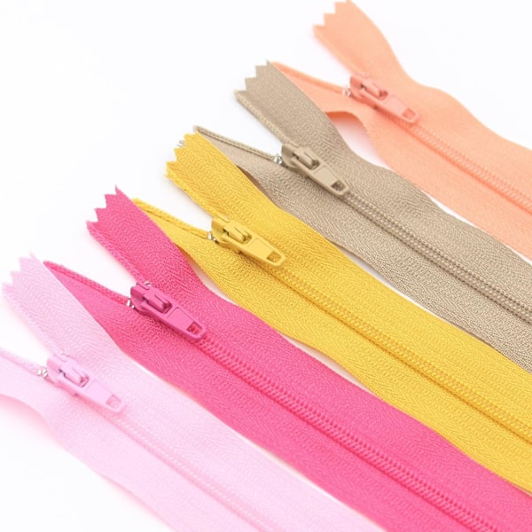 80 st 14 tum (35 cm) nylon spiral blixtlås för sömnad hantverk skräddare nylon blixtlås bulk 20 färger (14\" 80 st)
