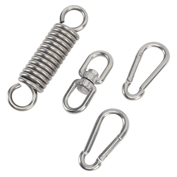 304 Rustfrit Stål Kraftig 200 kg Belastning 360° Rotation Fjeder til Boksepude, Gyngestol - Hjem, Camping