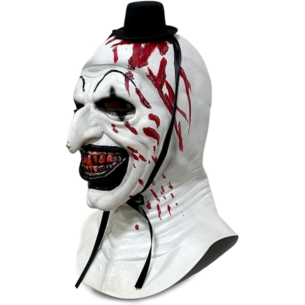 Terrifier Maske Killer Clown Maske Gyser Joker Kostume Halloween Horror Krybende Maske