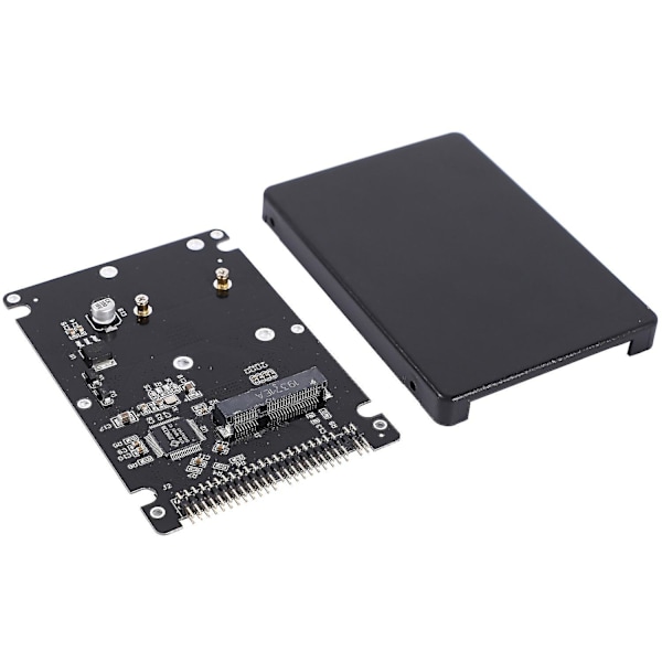 44-pin Msata til 2,5-tommers IDE HDD SSD Msata til Pata Adapter Konverteringskort med Kabinett