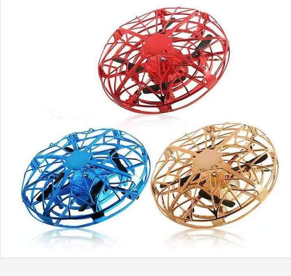 Mini Ufo Rc Drone Infrarød Håndsensor Induktion Helikopter Model Elektrisk Bærbar Quadcopter Legetøj Til Børn Yo blue