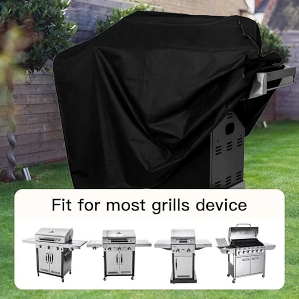 Grillöverdrag 145x61x117cm, Grillöverdrag BBQ-överdrag, Anti