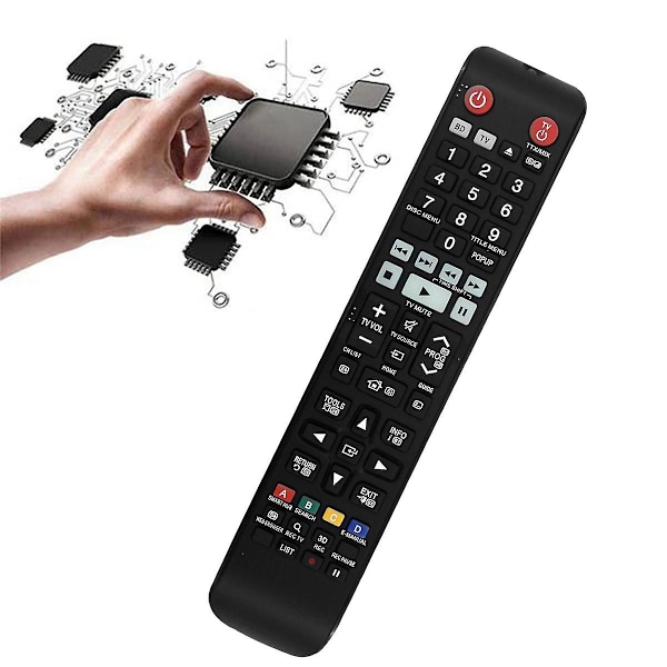Erstatningsfjernbetjening Ak59-00176a til Samsung Blu-ray afspiller Bd-h8500 Bdh8900a/xy Bd-h8500a/xy Bd-h8900a/xy Black