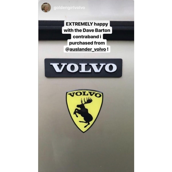Par (2) Ægte Prancing Moose VOO 3 Traditionelle Vinylklistermærker