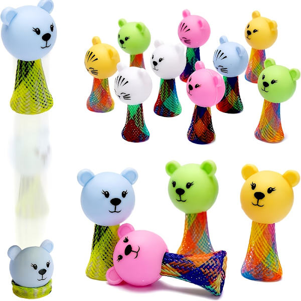 30-pack djurfingerstudsleksaker för barn 24 Pieces