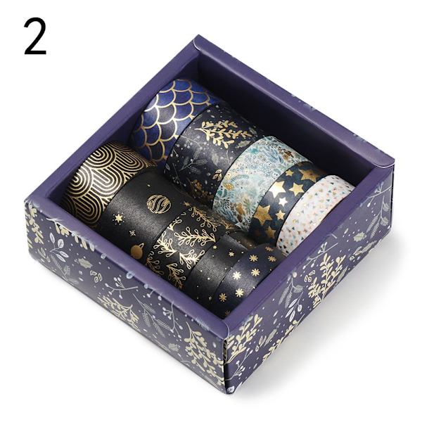 Dekorativt självhäftande tejp scrapbooking klistermärke 2
