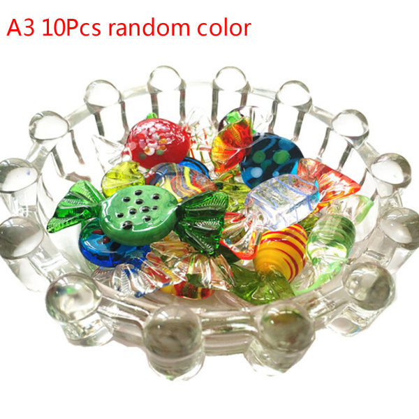 10 stk. Vintage glassgodteri bryllupsfest godteri{hh}