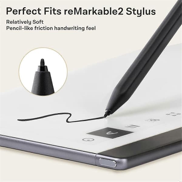Replacement Pen Nibs for Remarkable 2 Pen - 4096 Pressure Sensitivity and Tilt Support, with 20PCS