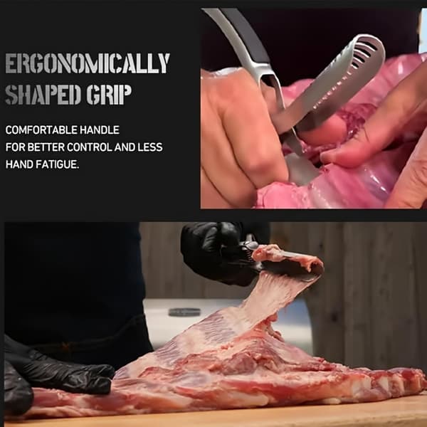 Ribmembranfjernerværktøj BBQ Rib Skinner Forberedelsesværktøj Let greb for nem forberedelse