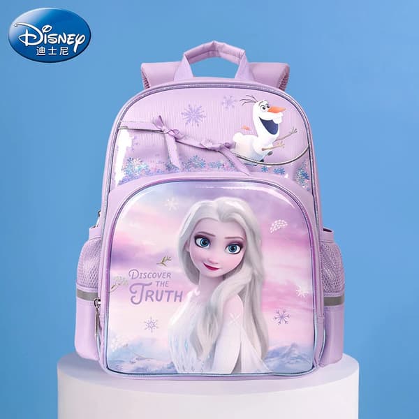 Disney Kids Backpack Frozen Print Elsa Purple