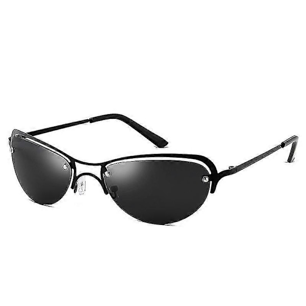 Film The Matrix Trinity Cosplay Glasögon Unisex Ögonbrynsfria Glasögon Metall Mode Körglasögon Tillbehör Rekvisita-YKY416