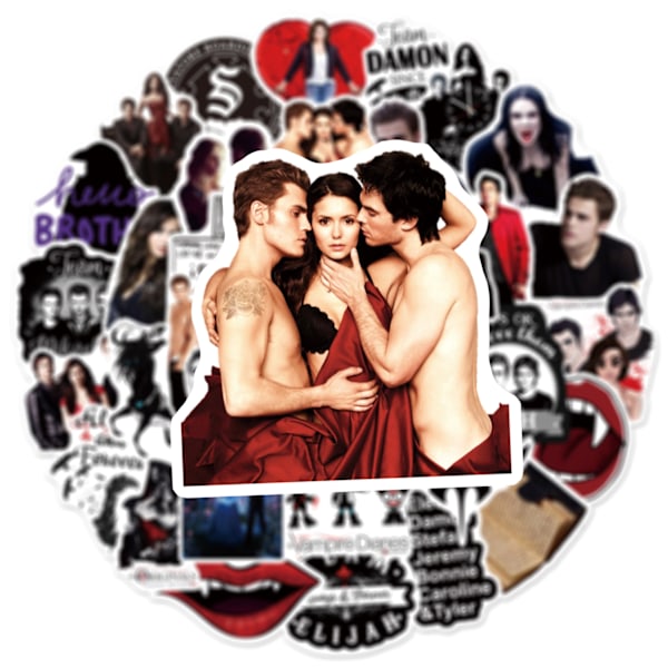150 graffitistickers för Vampire Diaries