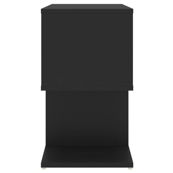 vidaXL Bedside table 2 pcs black 50x30x51.5 cm engineered wood Svart black