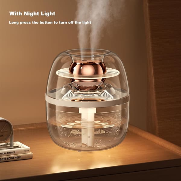 3L Luftfukter Ultralyd Kjølig Tåke Stille Drift Aroma Diffuser For Hjemmekontor Barnerom Soverom