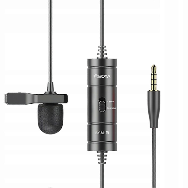 BOYA BY-M1S Forbedret Lavalier Mikrofon