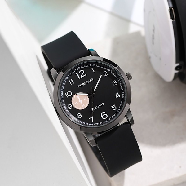 Klocka Quartz Klocka GRÅ