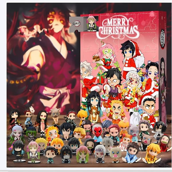 Demon Slayer Julekalender Blind Box Figur Demon Slayer 2 26*18*3cm