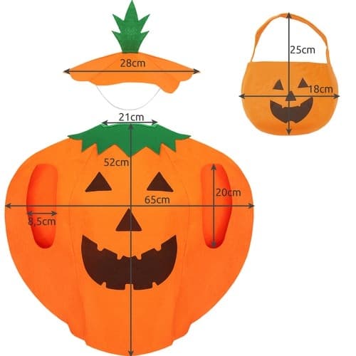 Kurpitsapuku lapsille - Halloween 135