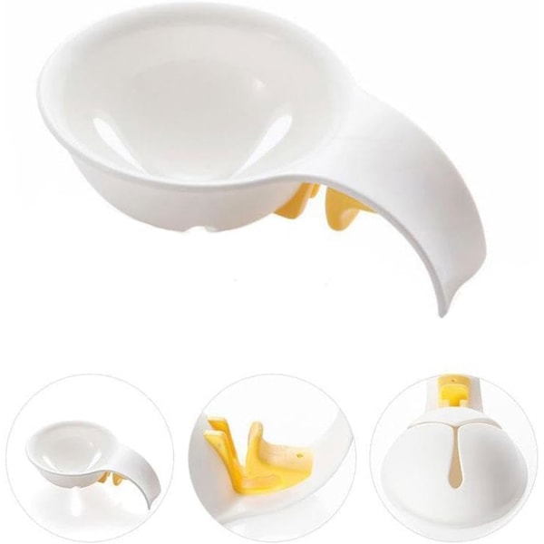 Ägguleseparator, Äggseparator för råa ägg, Äggvite- och ägguleseparatorsil för bakning av kakor, Plastäggse