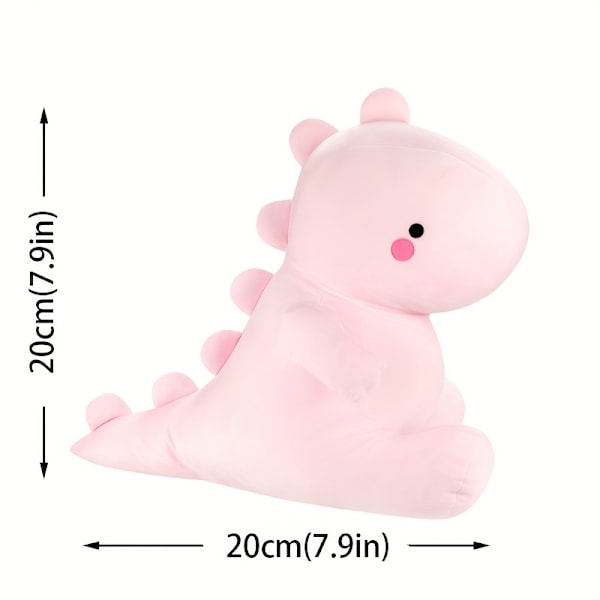 1 stk Dinosaur Dukke Sød Squishy Dinosaur Dukke Plyslegetøj - Perfekt Kawaii Dyregave til Børns Fødselsdage, Hjemmedekoration og Jul! Blå Blue 20cm