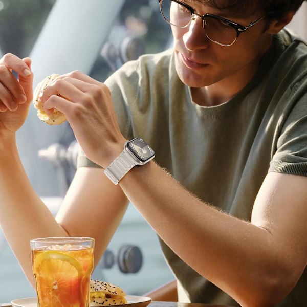 Magnetiske klokkereimer kompatible med Apple Watch-reimer Myk silikon erstatningsreim designet for iWatch Starlight Starlight 38/40/41mm