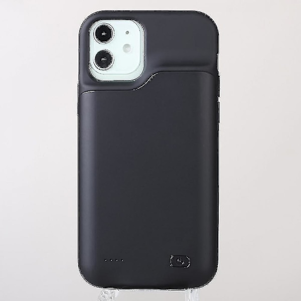 Ladeetui for iPhone 12/12 Pro/12 Pro Max/12 Mini med 6500 mAh Batteri, Oppladbart, Portabelt, Eksternt Batterietui, Blå Black