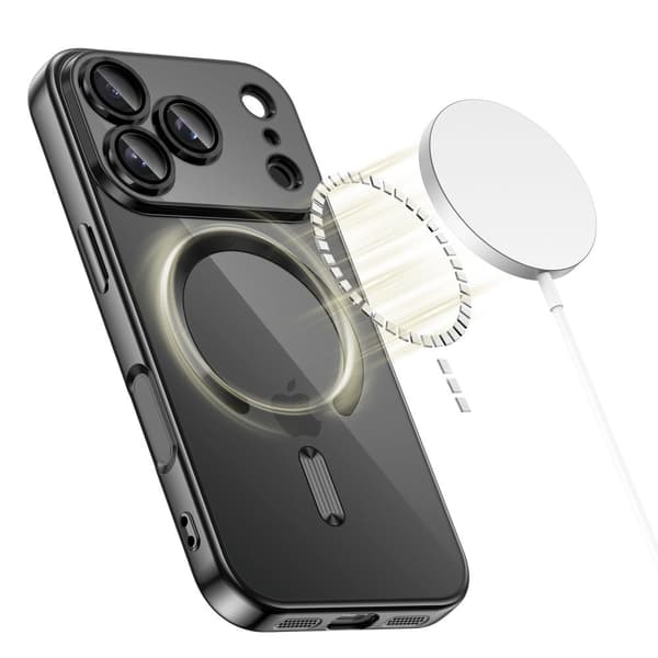 Tech-Protect iPhone 17 Pro Max Cover MagSafe MagFlex Shiny Black 60