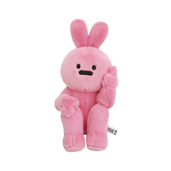 Rolig förakt kanin kreativ nisch vänlig gest kanin plyschleksak docka docka docka present män och kvinnor Gesture Rabbit【Green】 30cm