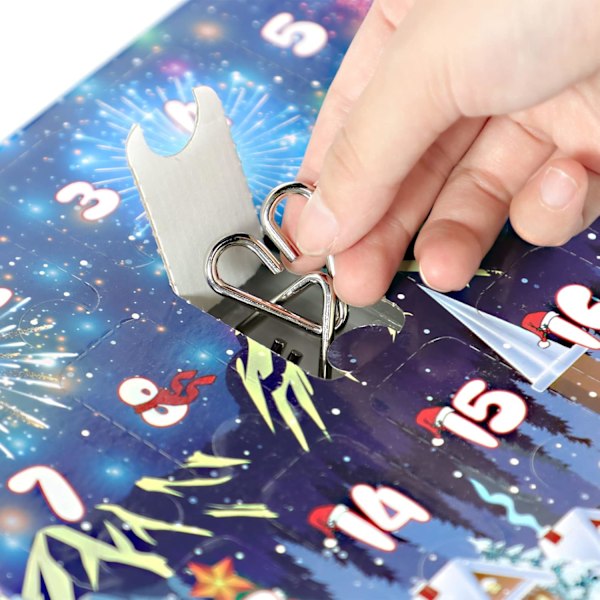 Adventskalender 2024 Barn Metall Puslespill Juleteller Kalender for Kvinner Menn Voksne