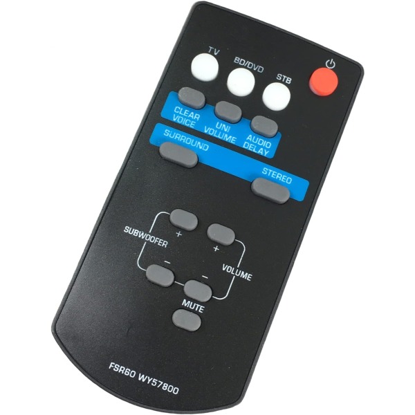 Ersättningsfjärrkontroll FSR60 WY57800 för Yamaha Soundbar ATS-1010 YAS-101 YAS-101BL
