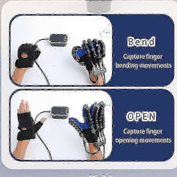 Handrehabiliteringshandskar Intelligenta Massagehandskar Hemiplegi Handfunktion Rehabiliteringshandske