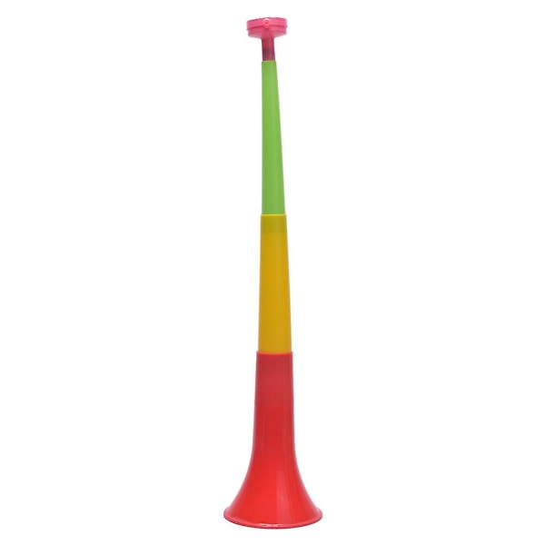 Vuvuzela VM-horn Ett måste för årets VM Extremt högljudd (och irriterande) Cirka 38 cm lång