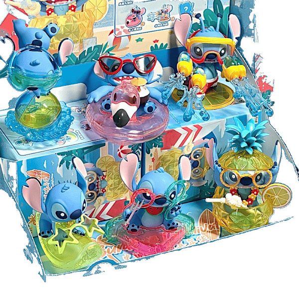 Blindbox-dockor trendiga leksaker figurer söta dockpresenter Rich meal set of 6 (whole end box)