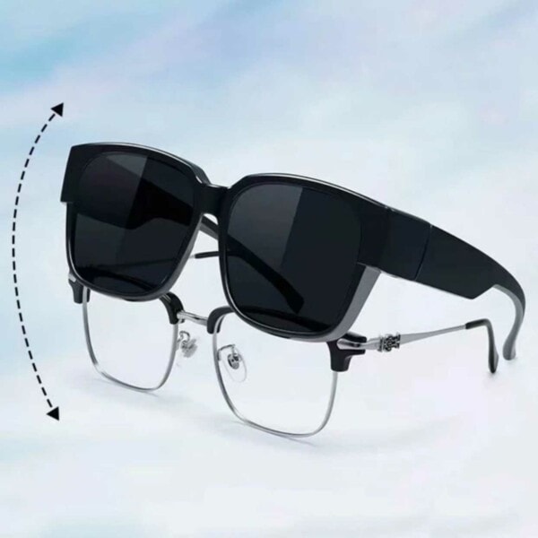 Solskyddsglasögon Utomhusglasögon Polariserade Svarta