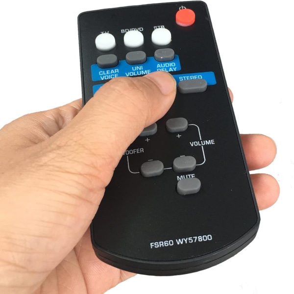 Ersättningsfjärrkontroll FSR60 WY57800 för Yamaha Soundbar ATS-1010 YAS-101 YAS-101BL