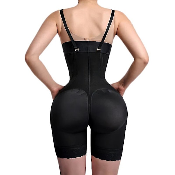 Underkläder för kvinnor Dubbel Hög Kompression Timglas Midjetränare Stusslyft Postoperativa Shorts Fajas Colombianas Beige Nv7{HH} XXXL