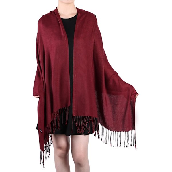 Pashminasjal för damer, sjal och scarf för aftonklänning, brudtärna, bröllop