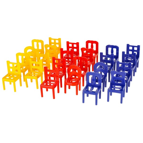 Tasapainopeli pinottavilla tuoleilla lapsille – 24 kpl 125