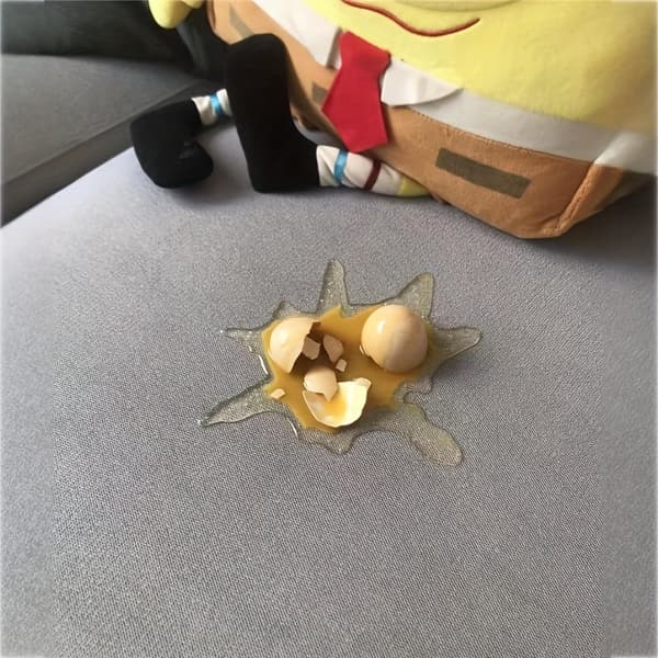1 stk. Narredag Knuste Egg Mobiltelefonholder Knuste Egg Knuste Egg Knuste Egg Blåst Baby Melk Te Parodi Psykiske Leker A