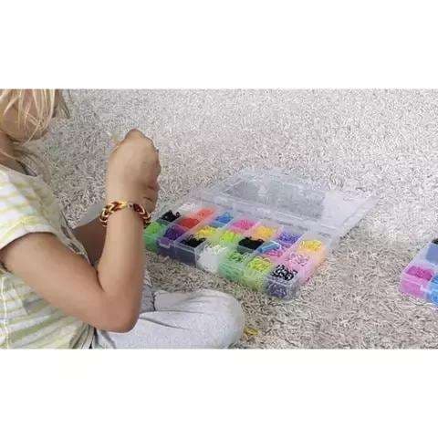 DIY - Loom Bands - 1500 kpl - Kuminauhasetti - multifärg multicolor