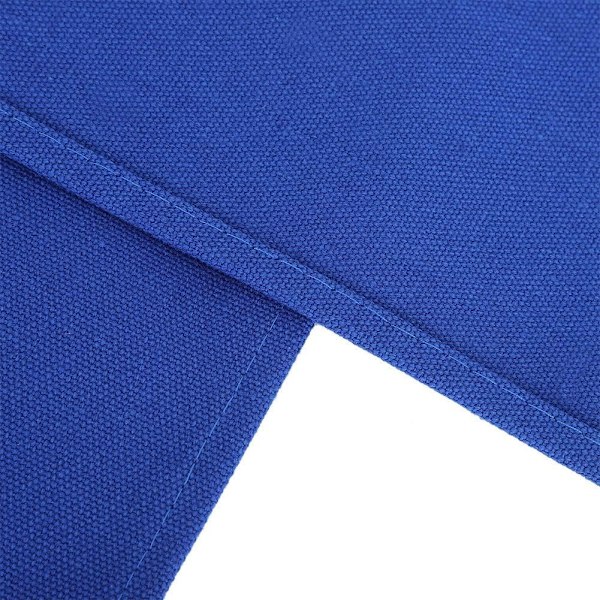 994338 Canvas Stolsöverdrag, 1 Set Regissörsstol Canvas Ersättningssits Tyg Heminredning Möbeltillbehör (Blå) Blue