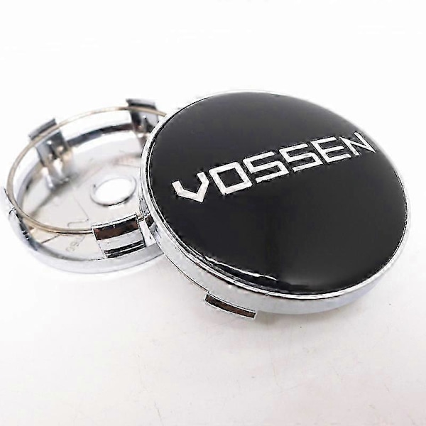 st 60mm Vossen Hjulcentrum Navkapsel Bilfälgar Dammtätt Skydd Navkapslar 56mm Emblem Biltillbehör B