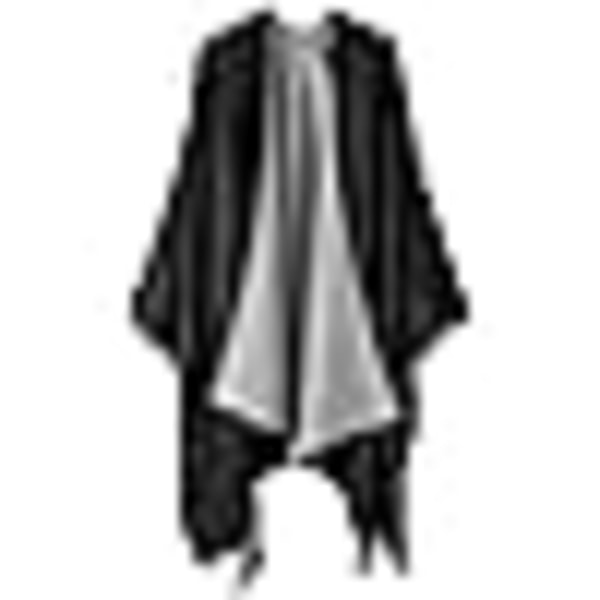 Poncho Dam Vinter Varm Elegant Poncho Pläd Poncho Kappa Stickad Poncho Jacka Vinter Poncho Halsduk Kvinna Gåva för Födelsedag Jul