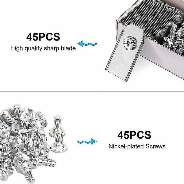 45 X Titanium knive til alle Husqvarna/Automower/Yard Force/Gardena robotplæneklippere