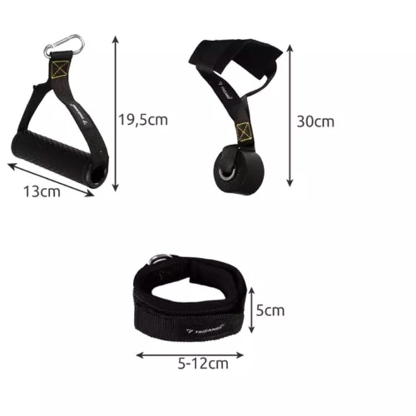 5-pack - Träningsband / Gummiband - Motståndsband - Träningsband Multicolor multifärg