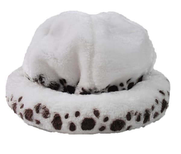 One Piece Cosplay Hat, Trafalgar Law Hat - Størrelse S