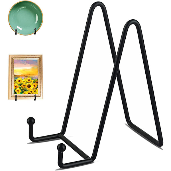 Pladestel til udstilling - Pladeholder Display stand + Metal Fr