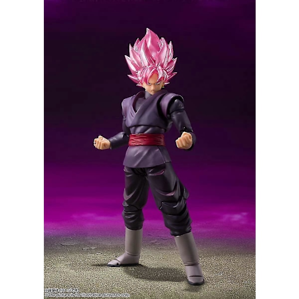 Bandai Tamashii Nations SH Figuarts Broly \"Dragon Ball Z\" Action Figur Gennemsigtig Støtte{hh} The pink Goku